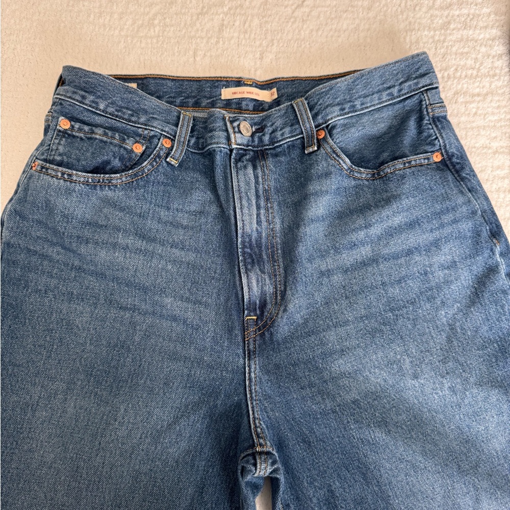 Brand New Levi’s Ribcage Wide Leg Jeans - worn and washed 1x - size 32